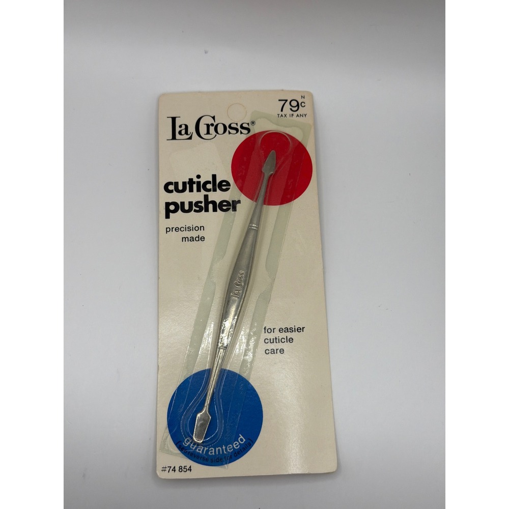 VTG 70/80s La Cross Cuticle Pusher Silver Precision Metal Tool #74 854